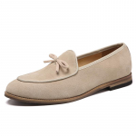 Moodsad Meeste Vabaajajalatsid Veisenahast Suede Ehtne Nahk Meeste Briti Stiilis Pandlaga Monk Loafers Meeste Slip-on V&auml;litingimustes S&otilde;itmiseks Lamedad 37 (US 5.5)