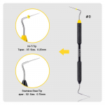 1 tk hambaravi Endo Buchanani k&auml;sipistikuga t&auml;iteinstrument NITI ots #0 #1 #2#3 Endodontilised hambaarsti hambaravi t&ouml;&ouml;riistad 1PC 0 must/kollane