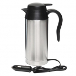 12/24V 750ml Travel Trip roostevabast terasest autosoojendustass, kuumaveekann 12V