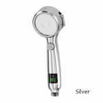 Intelligentne temperatuurin&auml;idik LED du&scaron;ipea k&otilde;rgsurve 4 režiimi reguleeritav vihmadu&scaron;&scaron; vett s&auml;&auml;stev vannitoatarvik sinine