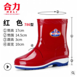 Naiste mood Naiste keskmise toruga mugavad &uuml;mmargused vihmasaapad 36 punane