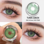 EYESHARE New Color Contact Lenses 2Pcs Dark Green Glasses Lenses Black Big Eyes Beauty Lenses Blue Lenses Purple Gray Glasses Lenses 0