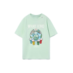 Li Ning Spordi Korvpallisarja Tr&uuml;kiga &Uuml;marakaelusega L&uuml;hikeste Varrukatega T-s&auml;rk Meeste &Uuml;laosad Roheline AHSR467-5 XXL