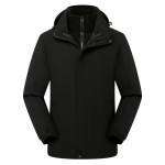 Uus talvine &otilde;uejope meestele ja naistele, kaheosaline komplekt, kolm-&uuml;hes eemaldatav fliisjope, tuule- ja veekindel m&auml;gironimis&uuml;likond S