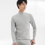 Puuvillane kampsun meeste poolk&otilde;rge kaelusega puhas puuvillane slim-fit talvine pikkade varrukatega aluspesukomplekt puuvillane &otilde;huke poolk&otilde;rge kaelusega termopesu 3XL