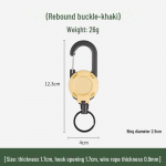 Multifunktsionaalne taktikaline sisset&otilde;mmatav v&otilde;tmehoidja h&otilde;lpsasti t&otilde;mmatava kaotsiminekuvastase trossiga telkimiseks White (without sticker) valge