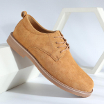 Moodne Derby kinga Oxford Meeste kingad paeltega Suede Nahk Kevad S&uuml;gis Vabaaja Meeste kingad v&auml;litingimustes mood Meeste pidulikud kingad 6.5 pruun