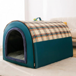 Koerte kennel suurte koerte talvel soojas hoidmiseks. Koerte kennelmaja talvel. Kuldse retriiveri lemmiklooma jaoks eemaldatav ja pestav. Sobib igaks aastaajaks. XL: 60 * 45 * 40CM