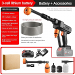 600 W uus juhtmevaba kaasaskantav autopesuri veep&uuml;stol kodumasinate k&otilde;rgsurvepesumasin, laetav iset&auml;ituv vahu generaatorpihusti 3-cell batteries