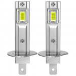 2tk H1 LED auto esituled pirnid ventilaatorita udutuled 18000Lm 30W p&auml;evas&otilde;idutuli &uuml;liheledad udutuled 6500K valge 12V H1