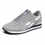 Mood Meeste Tossud K&otilde;rge Kvaliteediga Suede Nahast Vabaaja Jalan&otilde;u Kerged Mugavad Spordi Jooksujalatsid Meestele Tennise Treeningjalatsid Zapatillas 39 hall v&auml;rv