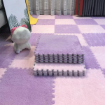 20 tk Pehme Pl&uuml;&uuml;sist Laste Vaip Beebi M&auml;ngumatt Laste Vaibad M&auml;nguasjad EVA Vaht Laste Matt Pusle &Uuml;hendatavad P&otilde;randamatid 30*30 CM 20pcs lilla/roosa