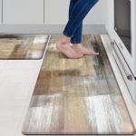 T&uuml;rkiissinine K&ouml;&ouml;gimatt Polsterdatud V&auml;simusevastased K&ouml;&ouml;givaibad Libisemiskindlad Matid ja Vaibad K&ouml;&ouml;givaip Kodu ja Kontori P&otilde;randamatt 1PC-50x150cm-20x59in