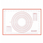 Tugev silikoonist k&uuml;psetus- ja s&otilde;tkumismatt kaaluga &ndash; kuumakindel klaaskiust rullimisalus 0.4mm 60*40cm fiberglass scale pad must