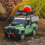 2339osaline k&otilde;rgtehnoloogiline automaasturite maastur Rover Defender 90 &uuml;hilduvate telliskividega mudelite ehitusprojekt t&auml;iskasvanutele m&otilde;eldud m&auml;ngus&otilde;idukite mudelitele