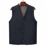Keskealised ja eakad vest S&uuml;gis- ja talveriided Soojas hoidmiseks Isa Pluss samet K&uuml;lmakindel Meeste Paksustatud Pluss Suurus Vest XXXXXL hall