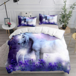 P&otilde;hjamaise m&uuml;&uuml;di metsik &uuml;kssarvik tekikoti komplekt King Queen Double Full Twin Single suurusega voodipesu komplekt EU single(135x200cm) white