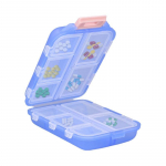 Weekly Travel Small Box kaasaskantav taskutahvelarvuti korraldaja plastmahutikarbid 10-kambriline hoiukarp must hall v&auml;rv