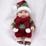 25 cm pestav elutruu pehme k&auml;sitsi maalitud simulatsioon Baby Reborn Doll Lapsed saadavad m&auml;ngunuku 25CM