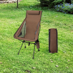 Kokkupandav rannatool, vastupidav hingav ja k&uuml;lgtaskutega kalastustool reisimiseks, piknikuks, matkamiseks must