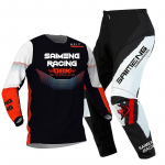 motokrossi k&auml;igukomplekt lastele 4 5 6 7 8 9 10 11 12 13 aastat Noor laps Mootorrattapoiss t&uuml;druk Jersey Pant Kits v&otilde;istluskost&uuml;&uuml;m Off-road Enduro MX MTB S-20