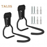 1 tk/2 tk rattahoidik seinale kinnitatav jalgrattahoidik siseruumides m&auml;gijalgratta riidepuu konks rattahoidik garaaži lae jaoks 1pc must