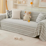 Kassi kriimustusvastane suur diivanikate Ins Stiil Talvine pl&uuml;&uuml;s diivanir&auml;tik &uuml;hev&auml;rviline T&auml;iskattev diivanitekk T&auml;ielik kate 180x130