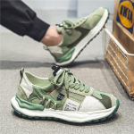 Mugavad meeste tossud Mood Meeste vabaajajalatsid Hingav v&otilde;rk Meeste vabaaja tossud V&auml;lispordi jalatsid Zapatillas De Hombre 39 roheline