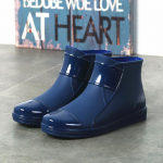 Vihmasaapad Meeste Kummikud Mees Veekindlad Libisemiskindlad V&auml;rvilised Unisex Pahkluusaapad Kerged Veesaapad K&otilde;rgekvaliteedilised 44 sinine