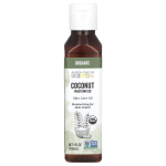 Aura Cacia, Orgaaniline nahahooldus&otilde;li, Kookos, Tabletid, 4 fl oz (118 ml) black