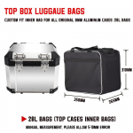 For R1250GS R1200GS Mootorratta kott Top Case Inner Bags pagasikotid jaoks BMW R1200GS LC ADV F800GS Adventure 2013-2018