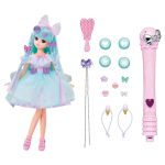 Takara Tomy Doll Kiratto Karachen Gelato M&auml;ngu Toy Ages Licca-chan Rika-chani riietus 3+ white