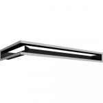 Ventilatsiooni kate LUFT parem nurk 40x80x9 poleeritud