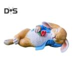 Aia Magav J&auml;nes Kuju Vaik Lamav Roosikujuline J&auml;nese Skulptuur Loomakuju Kodu Kontor Sise-V&auml;lis Dekoratsioon Ornament Rabbit gray