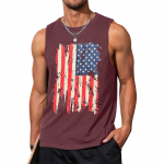 Meeste Summer Surf Beach Tank Top suur vabaaja hingav varrukateta topp vaba tr&uuml;kiga meeste s&auml;rk L