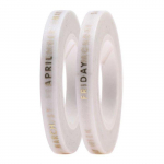 2 masking tapes fins mois & jours