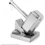 AVENGERS Thor's Hammer Mjolnir Maquette &agrave; Construire - 3D - M&eacute;tal avec 2 feuilles - Sur carte 12x17 cm