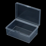 Plastkarbi ristk&uuml;likukujuline plastikust l&auml;bipaistev kaanega hoiukastide kollektsioon 8.6*5.6*3.5cm