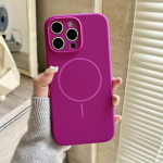 T&auml;iendatud vedela silikoonist telefoni&uuml;mbris koos juhtmevaba laadimisega iPhone'i 16 15 14 13 12 16 Pro Max 16 Plus Candy Color jaoks iPhone 14 Pro Max