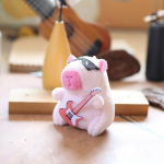 Armas armas Kapibala ripatsiga plush-nukk, kapibari kott, rippuv kaunistus, v&otilde;tmehoidja, nukk 14 cm
