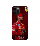 Coque de t&eacute;l&eacute;phone - Ferrari - Iphone 13 Pro - Souple - Silicone - Motif Lewis Hamilton must