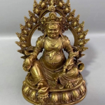 Puhas vaskrikas Rikkusejumal Buddha Kodukaunistus Figuurid Miniatuurid Kaunistus Nepali Tantristlik Kuju Kontori Feng Shui Dekoratsioon helehall v&auml;rv