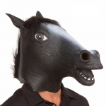 Simulatsioon Hobusepea Mask Cosplay Kost&uuml;&uuml;mipidu Naljakas ja Naljakas Festival Hobusepea Mask Peakate UUS
