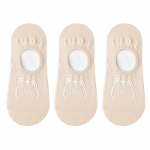 3 paari puuvillaseid armsaid multifilmi karupaadi sokke L&otilde;busad pehmed hingavad naiste suvised l&uuml;hikesed libisemiskindlad n&auml;htamatud sokid EUR 35-39