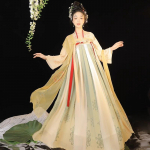 Originaalne Hanfu Naiste Uue Stiili Qi Rinna Seelik Vana Kost&uuml;&uuml;m Hiina Stiil Kevad ja Suvi Igap&auml;evane Kost&uuml;&uuml;m Festivali Etenduskost&uuml;&uuml;m XS