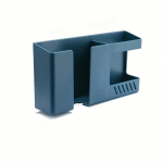 1 tk Seinale Paigaldatav Hoiukarp Multifunktsionaalne Punch-Free Korraldaja Teleri Kaugjuhtimispult DIY Mobiiltelefoni Pistik Laadimishoidik Stend 1PCS sinine