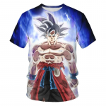 Anime Dragon Ball Son Goku 3D Prindiga Laste T-s&auml;rk Suvine vabaaja T-s&auml;rk Poiss T&uuml;druk Unisex Laster&otilde;ivad T-s&auml;rk Topid XL