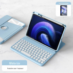 360&deg; p&ouml;&ouml;rlev klaviatuuri&uuml;mbris Huawei MatePadi 10,4-tollise pliiatsipesa ja l&auml;bipaistva kaanega tahvelarvuti jaoks