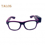 Juhtmevabad LED-valgustusega prillid helendavad pimedas, neoon-rave-prillid baari, s&uuml;nnip&auml;evapeo, DJ-lavaesinemise, cosplay jaoks taevasinine v&auml;rv