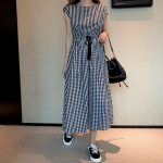 Lahtine puuvillane suvekleit Naiste &otilde;htune vintage pikk kleit Naiste l&uuml;hikeste varrukatega vabaaja kleidid naistele 15301 S orion i v&auml;rv